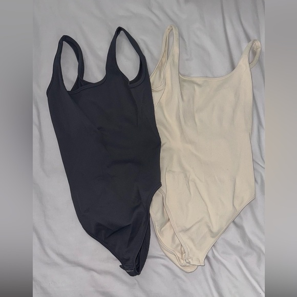 Shapewear tank top body suits. One grey, one whiter. Never worn. - Picture 2 of 2